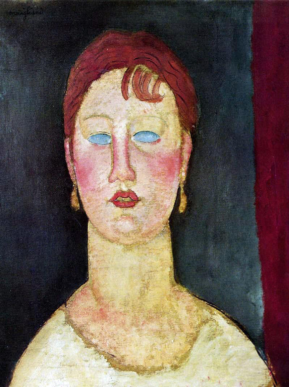  Amedeo Modigliani The Singer from Nice - Art Print