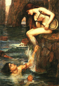  John William Waterhouse The Siren - Art Print