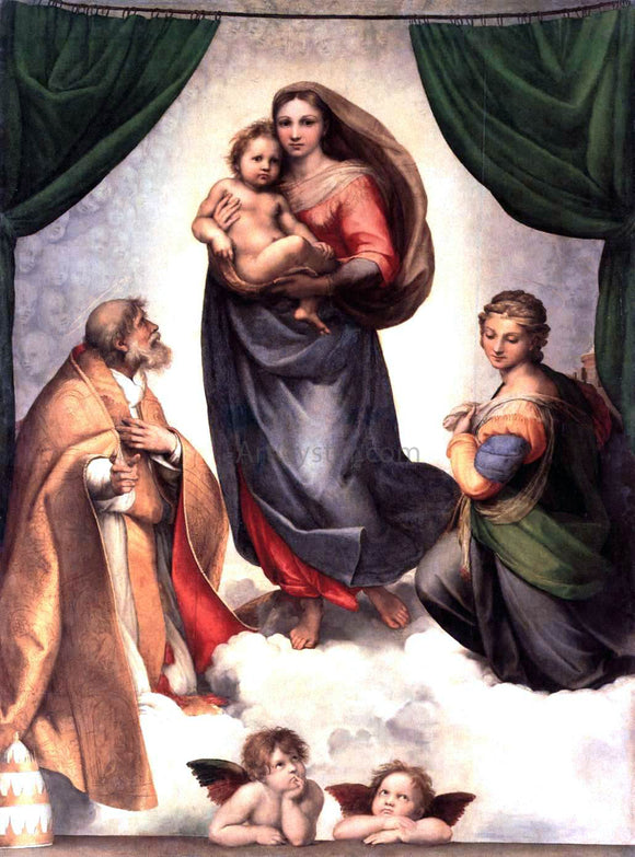  Raphael The Sistine Madonna - Art Print