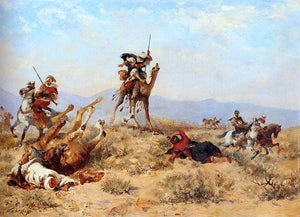  Georges Washington The Skirmish - Art Print