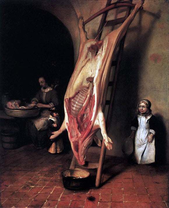  Barent Fabritius The Slaughtered Pig - Art Print