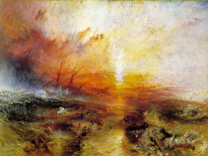  Joseph William Turner The Slave Ship - Art Print