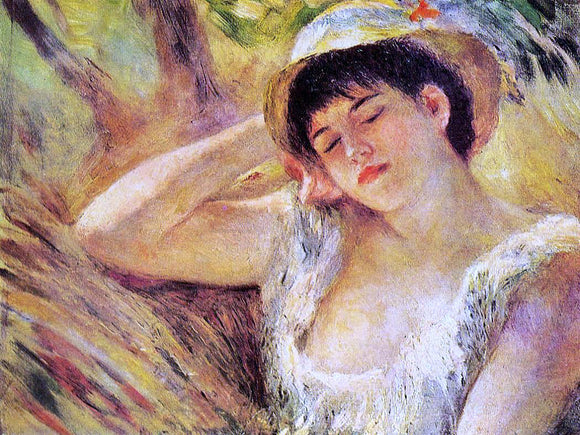  Pierre Auguste Renoir The Sleeper - Art Print