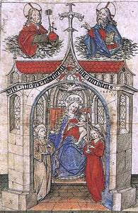  Master Es The Small Virgin of Einsiedeln - Art Print
