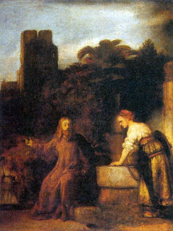  Rembrandt Van Rijn The Samaritan at the Well - Art Print