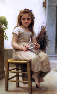  William Adolphe Bouguereau The Snack (also known as Le Gouter) - Art Print