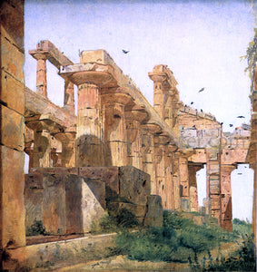  Jorgen Roed The So-Called Temple of Poseidon, Paestum - Art Print