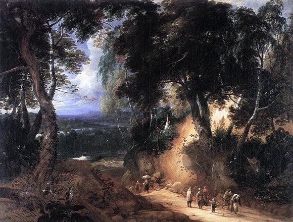  Lodewijk De Vadder The Soignes Forest - Art Print