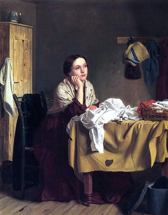  John Thomas Peele The Song of the Shirt - Art Print