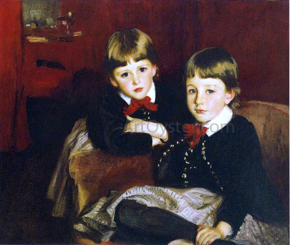  John Singer Sargent The Sons of Mrs. Malcolm Forbes (also known as The Forbes Brothers) - Art Print