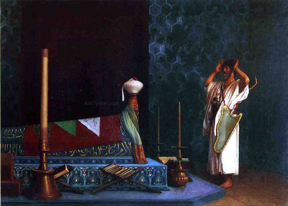  Jean-Leon Gerome The Sorrow of Akhbar - Art Print