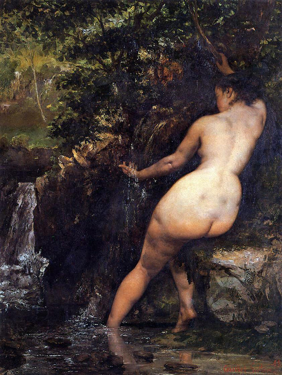  Gustave Courbet The Source - Art Print