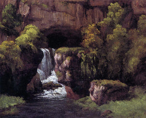  Gustave Courbet The Source of the Lison - Art Print