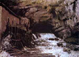 Gustave Courbet The Source of the Loue - Art Print
