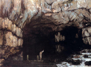  Gustave Courbet The Source of the Loue River - Art Print