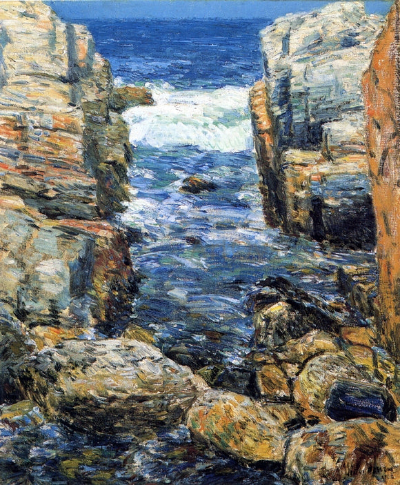  Frederick Childe Hassam The South Gorge, Appledore, Isles of Shoals - Art Print