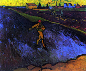  Vincent Van Gogh The Sower: Outskirts of Arles in the Background - Art Print