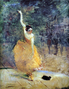  Henri De Toulouse-Lautrec The Spanish Dancer - Art Print