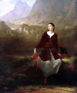  Washington Allston The Spanish Girl in Reverie - Art Print