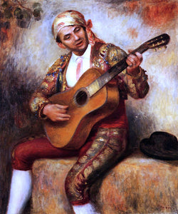  Pierre Auguste Renoir The Spanish Guitarist - Art Print