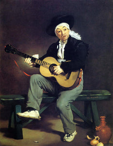  Edouard Manet The Spanish Singer (also known as Guitarrero) - Art Print