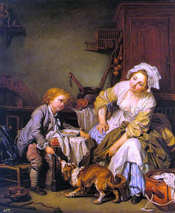  Jean Baptiste Greuze The Spoiled Child - Art Print