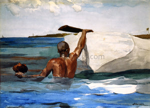  Winslow Homer The Spong Diver - Art Print