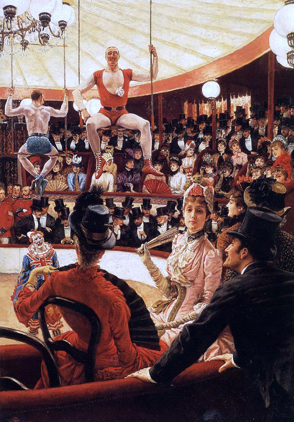  James Tissot The Sporting Ladies (also known as The Amateur Circus) - Art Print