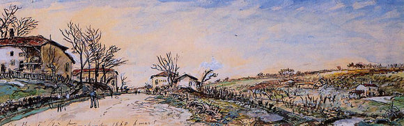  Johan Barthold Jongkind The St. Andre Coast, Isere - Art Print