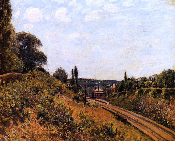  Alfred Sisley The Station at Sevres - Art Print