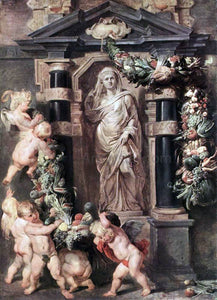  Peter Paul Rubens The Statue of Ceres - Art Print