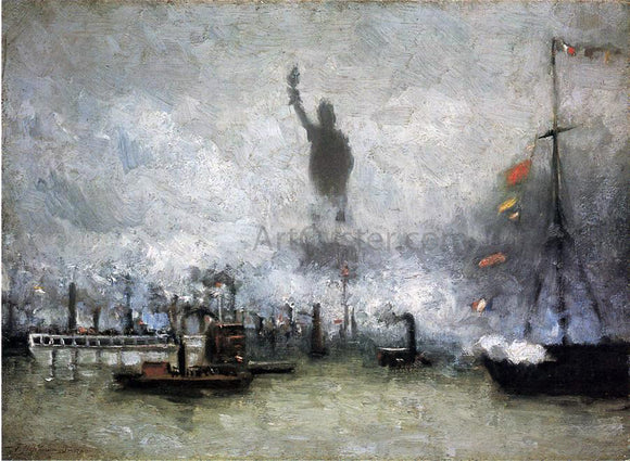  Francis Hopkinson Smith The Statue of Liberty - Art Print