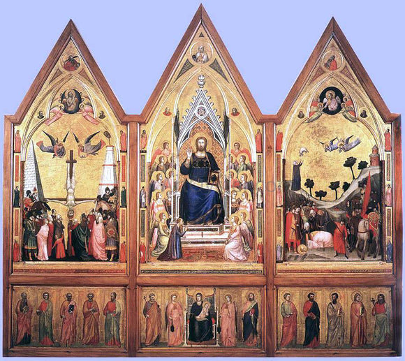  Giotto The Stefaneschi Triptych - Art Print