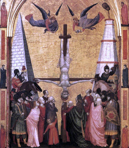  Giotto Di Bondone The Stefaneschi Triptych: Martyrdom of Peter - Art Print