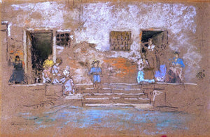  James McNeill Whistler The Steps - Art Print