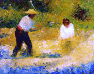  Georges Seurat The Stone Breaker - Art Print