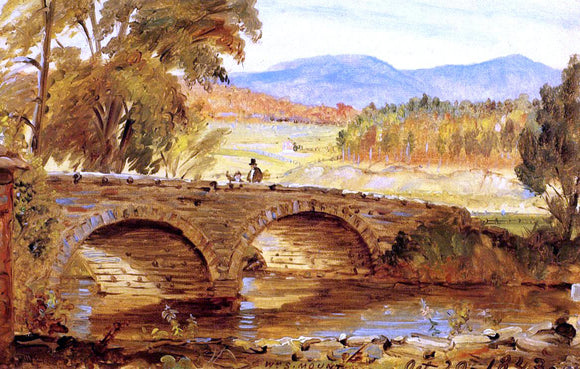  William Sidney Mount The Stone Bridge - Art Print