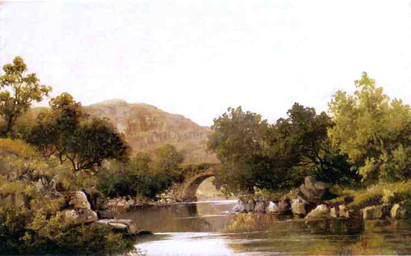  Robert Scott Duncanson The Stone Bridge - Art Print