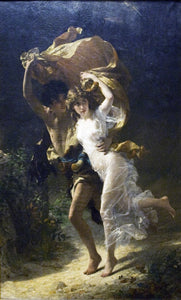  Pierre Auguste Cot The Storm - Art Print