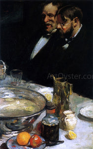  Charles Webster Hawthorne The Story (also known as Pleasures of the Table) - Art Print