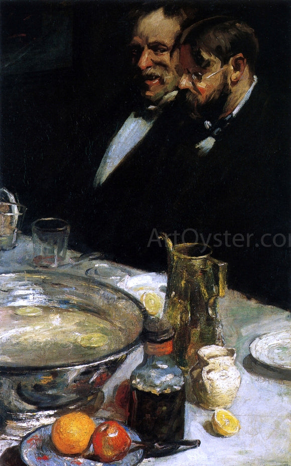  Charles Webster Hawthorne The Story (also known as Pleasures of the Table) - Art Print