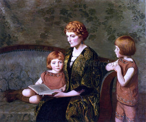  Lilla Cabot Perry The Story Hour - Art Print