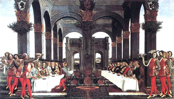  Sandro Botticelli The Story of Nastagio degli Onesti (forth episode) - Art Print