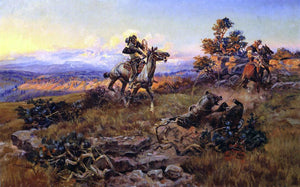  Charles Marion Russell The Stranglers - Art Print