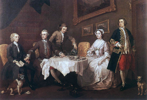  William Hogarth The Strode Family - Art Print