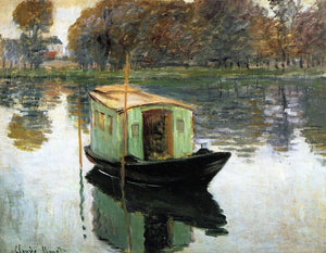  Claude Oscar Monet Studio Boat - Art Print