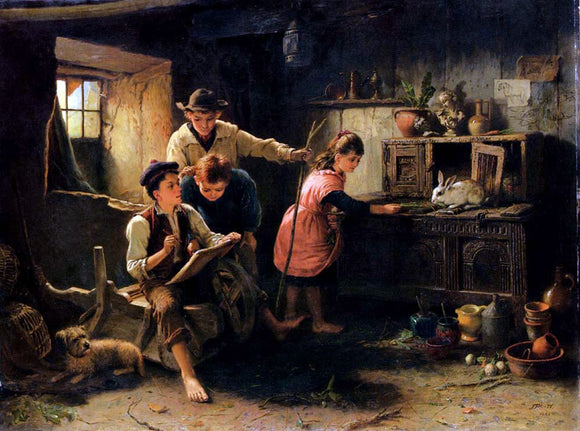  Jonathan Pratt The Studio Of A Rustic Genius - Art Print