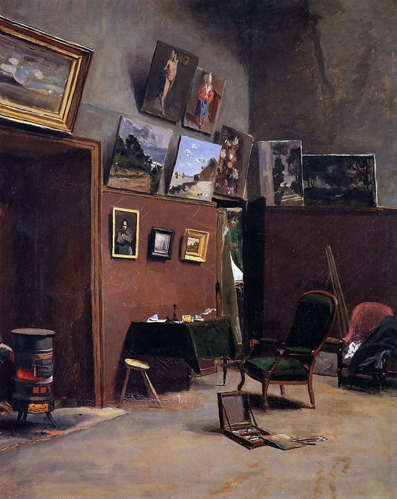  Jean Frederic Bazille The Studio on the Rue de Furstenberg - Art Print