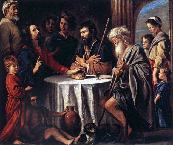  Louis Le Nain The Supper at Emmaus - Art Print