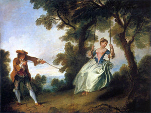  Nicolas Lancret The Swing - Art Print